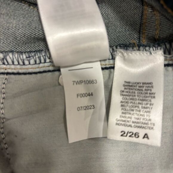 LUCKY BRAND MID RISE SKINNY AVA ankle jeans size 2 A - Picture 8 of 8